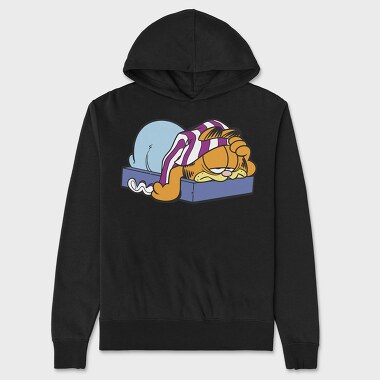 Cartoon Retro Garfield 1, Hanorac Oversize Barbati (Unisex)