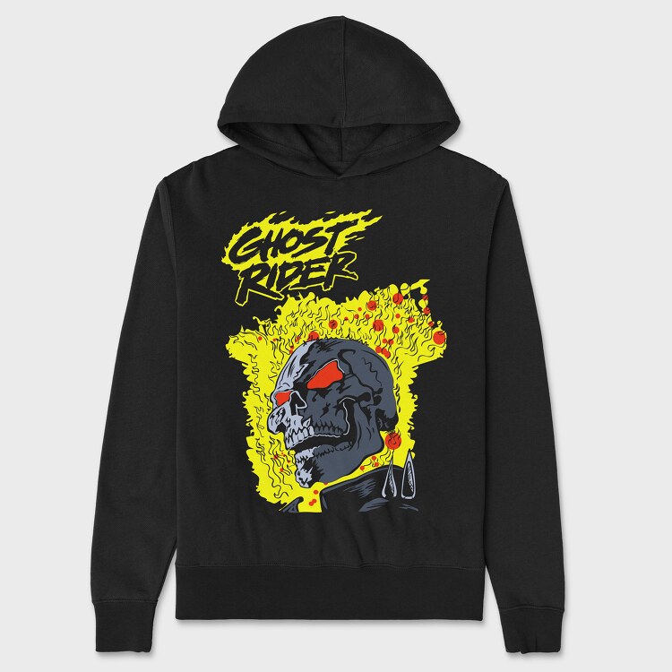 Ghost Rider 1, Hanorac Oversize Barbati (Unisex)
