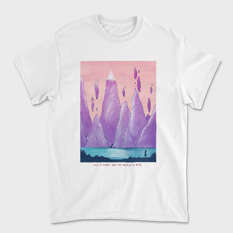 Tricou Barbati (Unisex), Fantasy_Landscape_12