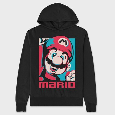 Mario Bros Design, Hanorac Oversize Barbati (Unisex)