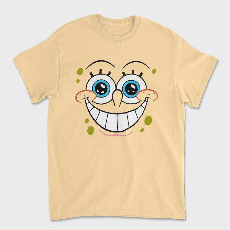 Tricou Barbati (Unisex), SpongeBob face 18