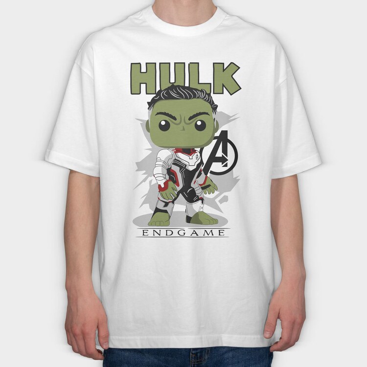 Hulk Avengers Pop, Tricou Oversize Barbati (Unisex)