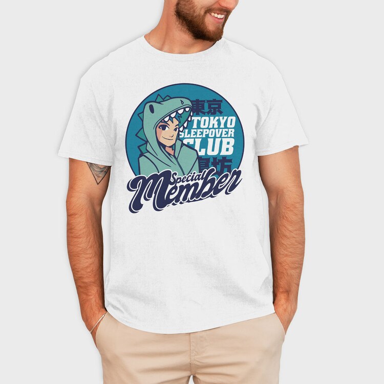 Tokyo Sleepover Club, Tricou Barbati (Unisex)