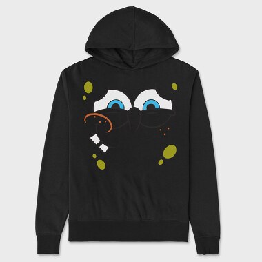 SpongeBob face 4, Hanorac Oversize Barbati (Unisex)