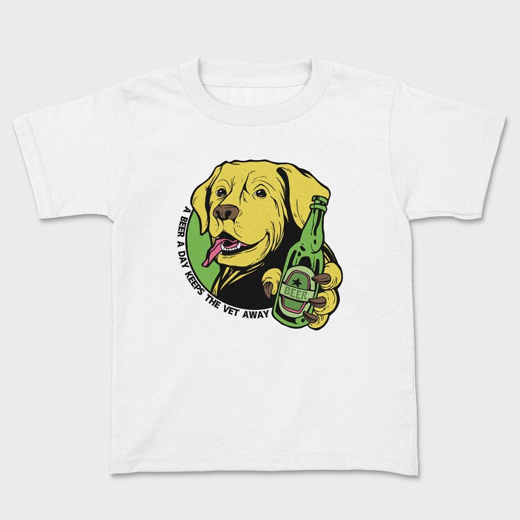 A Beer A Day Keeps Yhe Vet Away, Tricou Copii