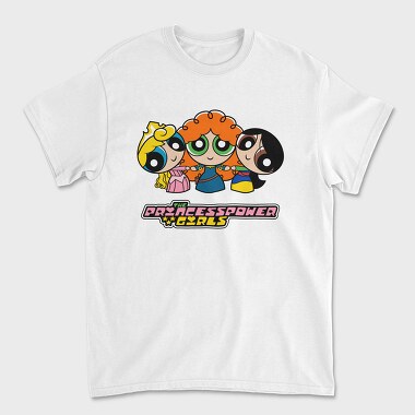 Tricou Barbati (Unisex), The Powerpuff Girls Aurora Merida