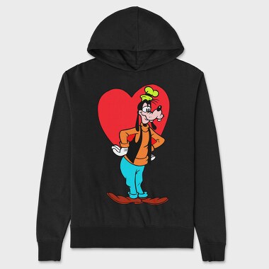 Cartoon Retro Goofy 2, Hanorac Oversize Barbati (Unisex)