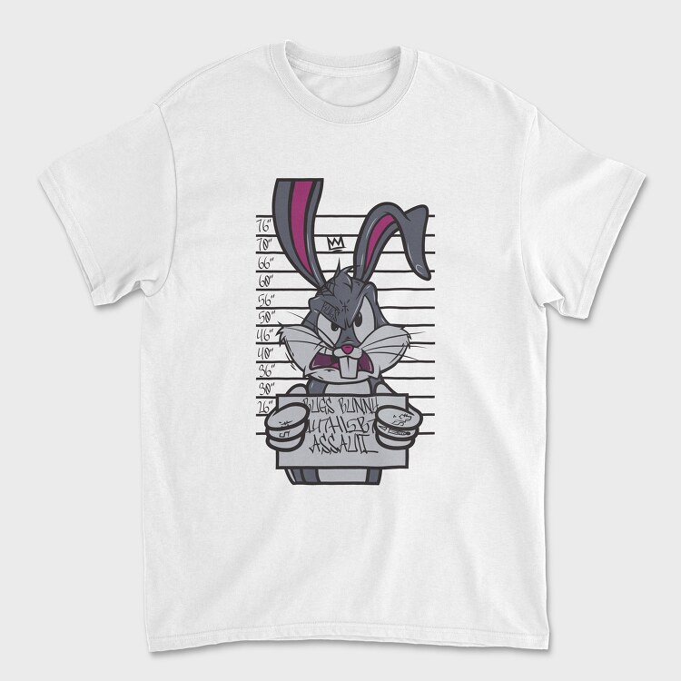 Tricou Barbati (Unisex), Prisoner Bugs Bunny