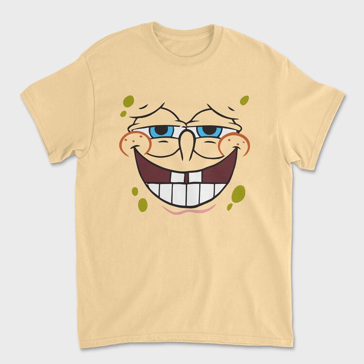 Tricou Barbati (Unisex), SpongeBob face 7