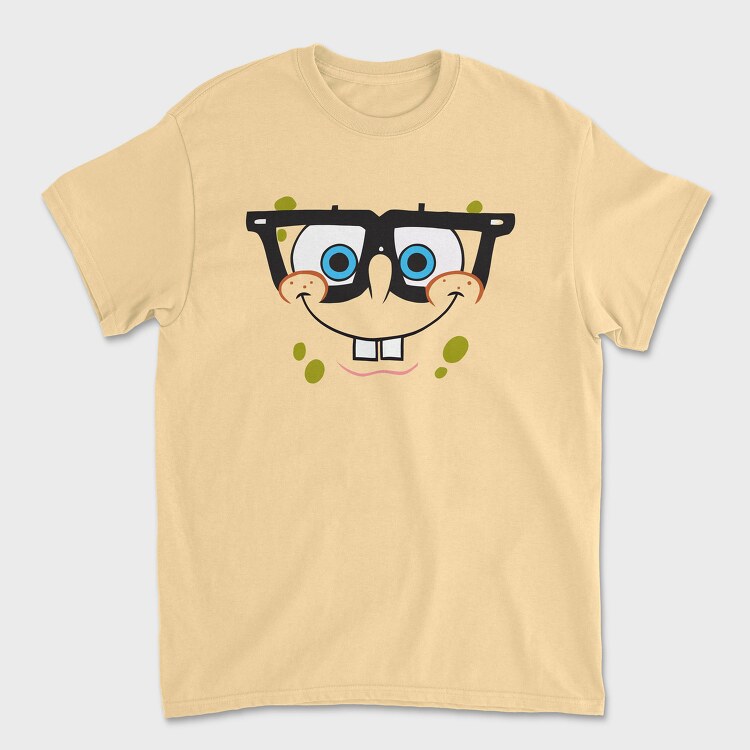 Tricou Barbati (Unisex), SpongeBob face 8