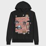 Stranger Things 8, Hanorac Oversize Barbati (Unisex)