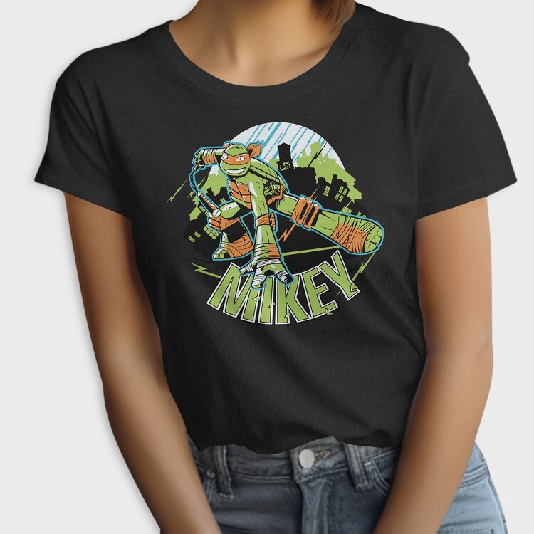 Mikey Ninja Turtle, Tricou Femei