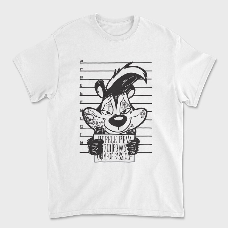 Tricou Barbati (Unisex), Prisoner Pep Le Pew