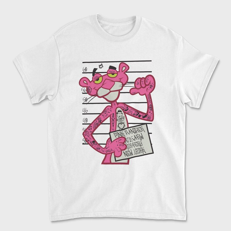 Tricou Barbati (Unisex), Prisoner Pink Panter