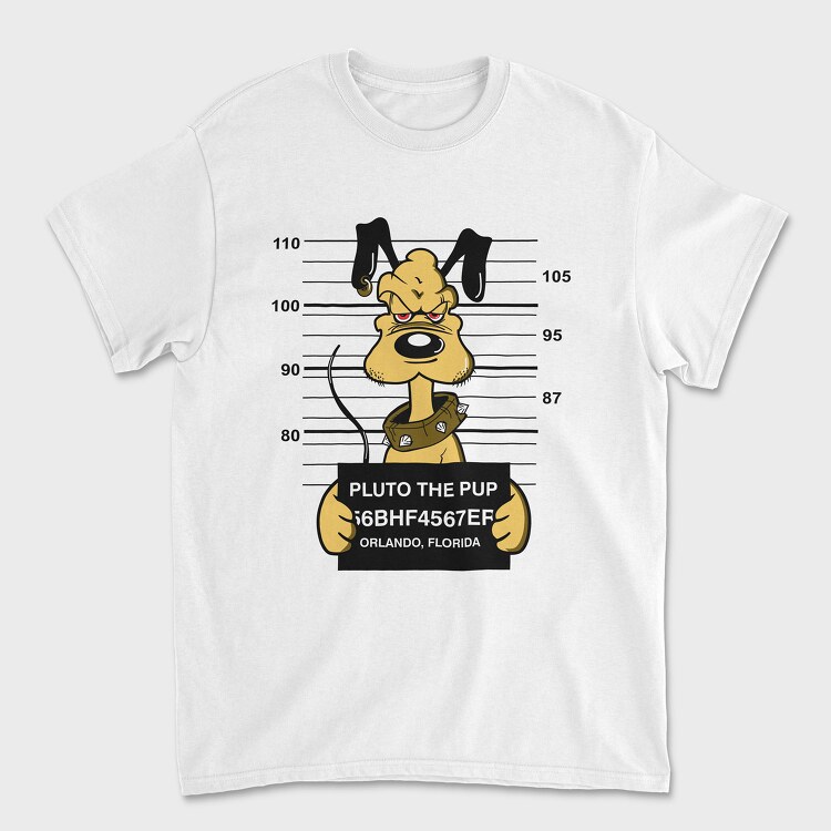 Tricou Barbati (Unisex), Prisoner Pluto the Pup