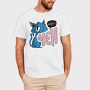 Blue Cat Meh, Tricou Barbati (Unisex)