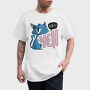 Blue Cat Meh, Tricou Barbati (Unisex)