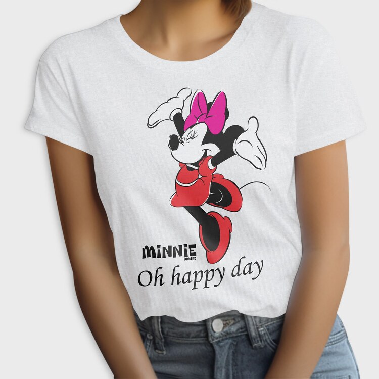 Minnie Mouse Happy Day, Tricou Femei
