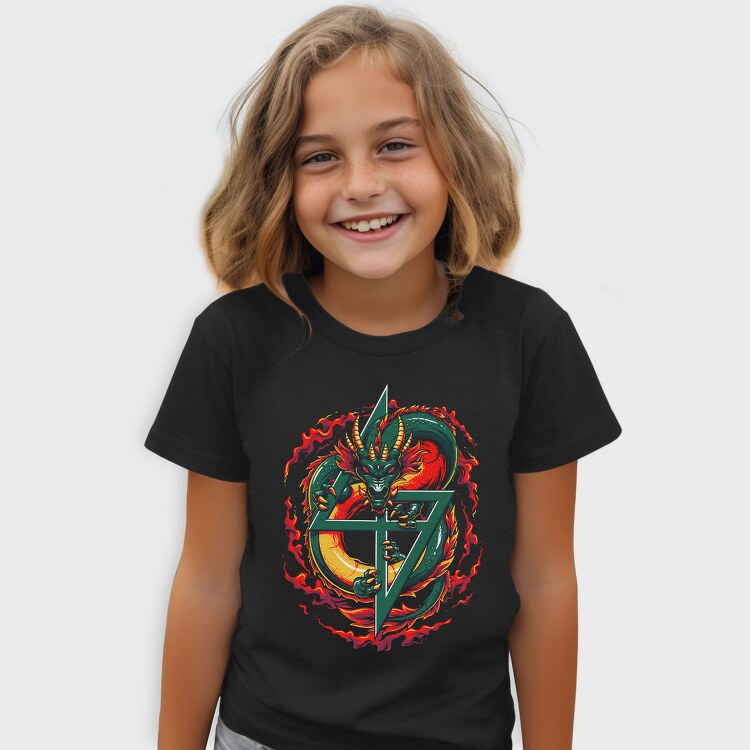 Dragon Flame Symbol, Tricou Copii