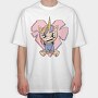 Unicorn Street Style, Tricou Oversize Barbati (Unisex)