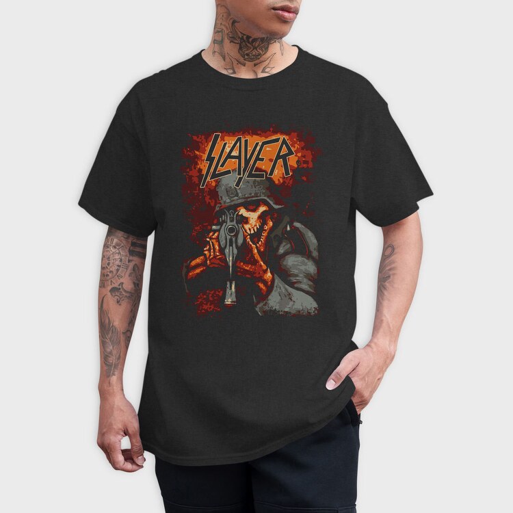 Slayer Skull, Tricou Barbati (Unisex)
