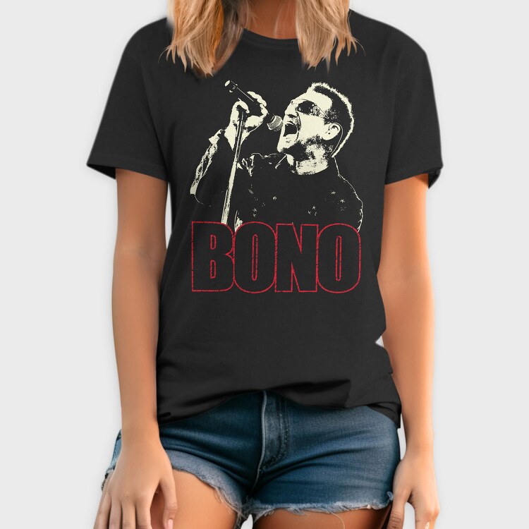 Bono Singin, Tricou Barbati (Unisex)