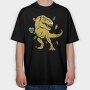 Puzzle Pie T Rex, Tricou Oversize Barbati (Unisex)