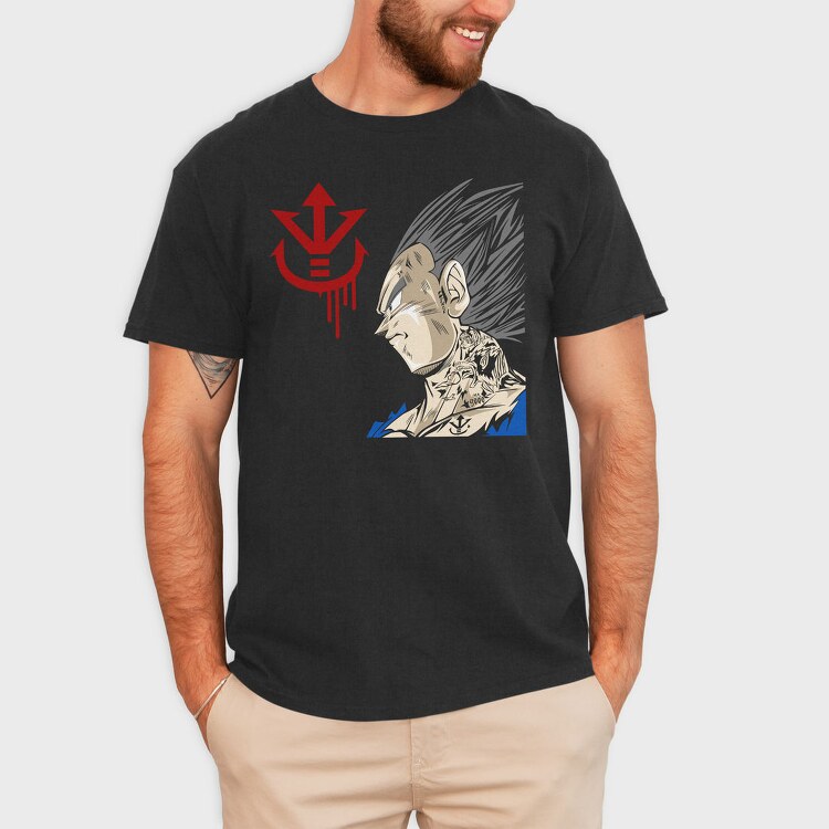 Dragonball Z Super Saiyan, Tricou Barbati (Unisex)