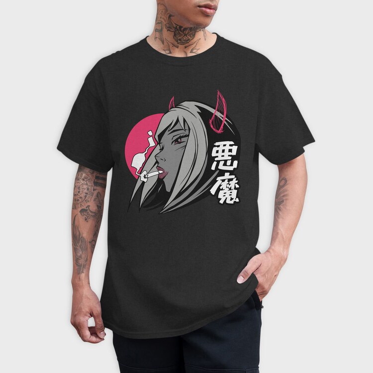 Smoke Devil, Tricou Barbati (Unisex)