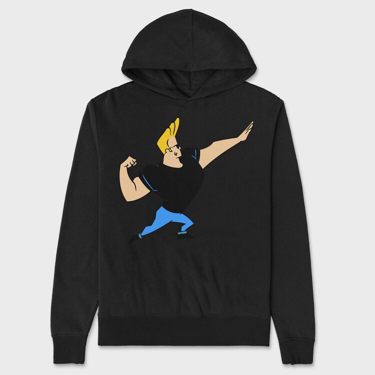 Hanorac Barbati (Unisex), Cartoon Retro Johny Bravo 3