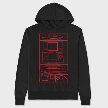 Retro Gaming 8 Bit, Hanorac Oversize Barbati (Unisex)