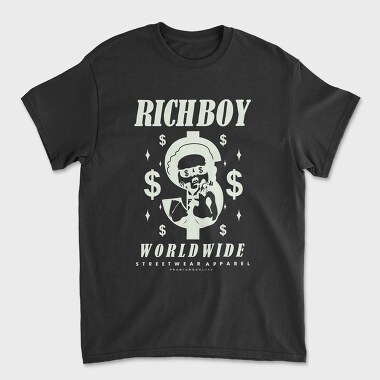 Richboy 1, Tricou Barbati (Unisex)