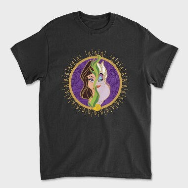 Villanas Disney Ursula B, Tricou Barbati (Unisex)