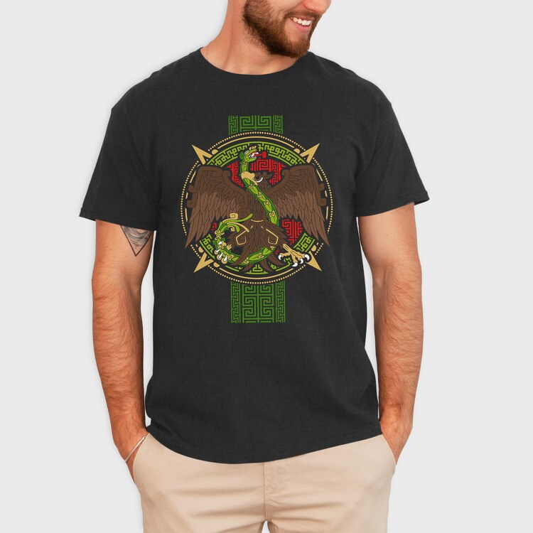 Eagle Serpent Symbol, Tricou Barbati (Unisex)