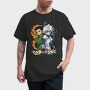Bunbun Ninja Battle, Tricou Barbati (Unisex)