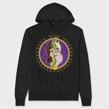 Villanas Disney Ursula B, Hanorac Oversize Barbati (Unisex)
