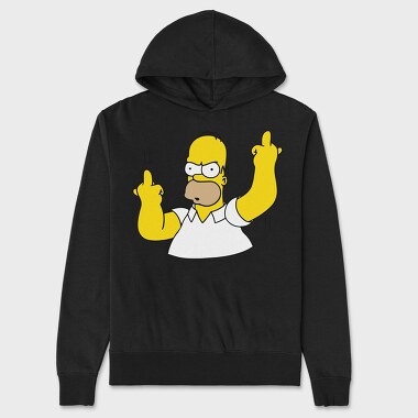 The Simpsons 17, Hanorac Oversize Barbati (Unisex)