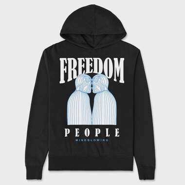 Freedom People 1, Hanorac Oversize Barbati (Unisex)