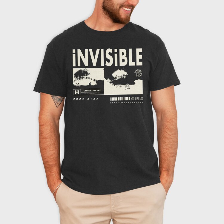 Invisible 1, Tricou Barbati (Unisex)