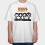 Kiss Destroyer Chibi, Tricou Oversize Barbati (Unisex)