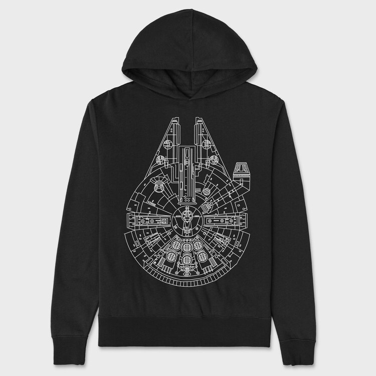 Star Wars 19, Hanorac Oversize Barbati (Unisex)