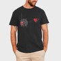 Spider Heart Love, Tricou Barbati (Unisex)