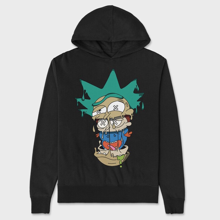 Rick and Morty 19, Hanorac Oversize Barbati (Unisex)