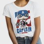 Captain America Pop Art, Tricou Femei