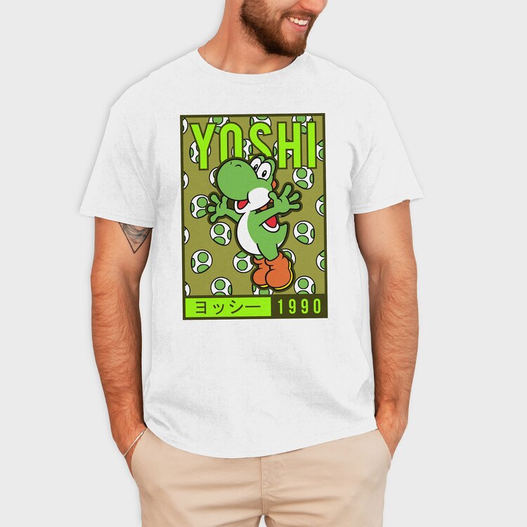 Yoshi Mario Bros, Tricou Barbati (Unisex)