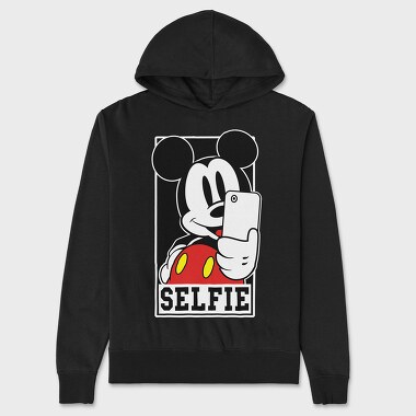 Cartoon Retro Mickey Mouse 1, Hanorac Oversize Barbati (Unisex)