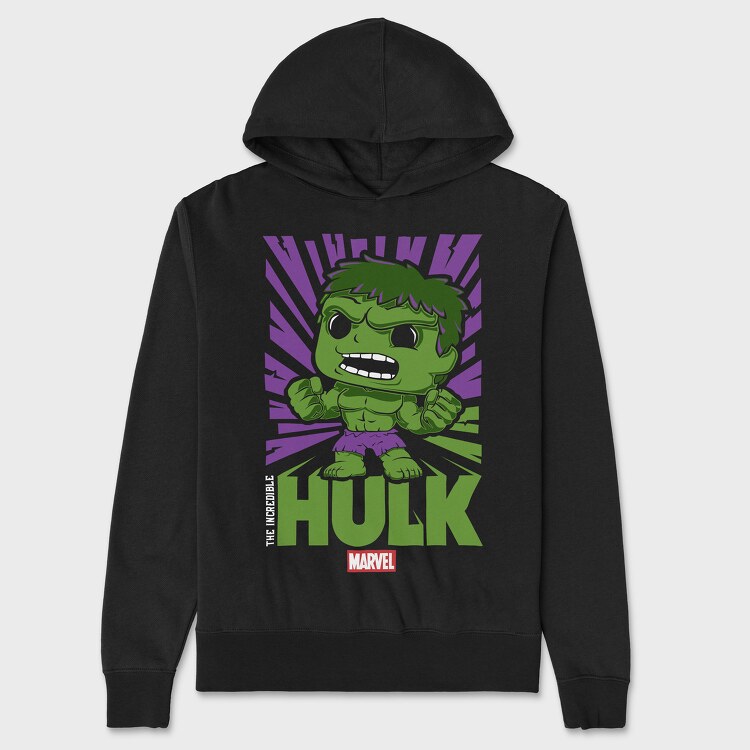 Funko Marvel hulk, Hanorac Oversize Barbati (Unisex)