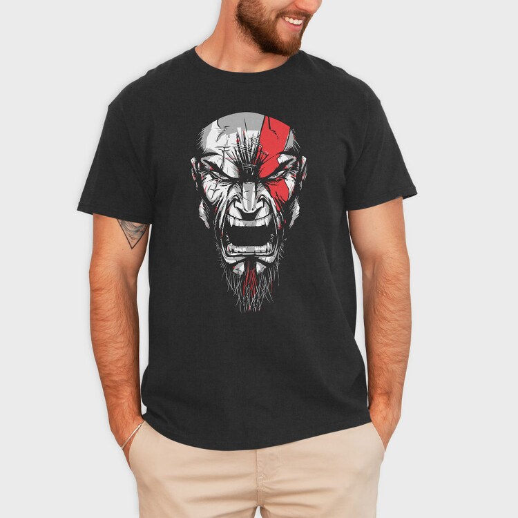 Red Skull Grin, Tricou Barbati (Unisex)