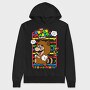 Mario Raccoon 1up, Hanorac Oversize Barbati (Unisex)