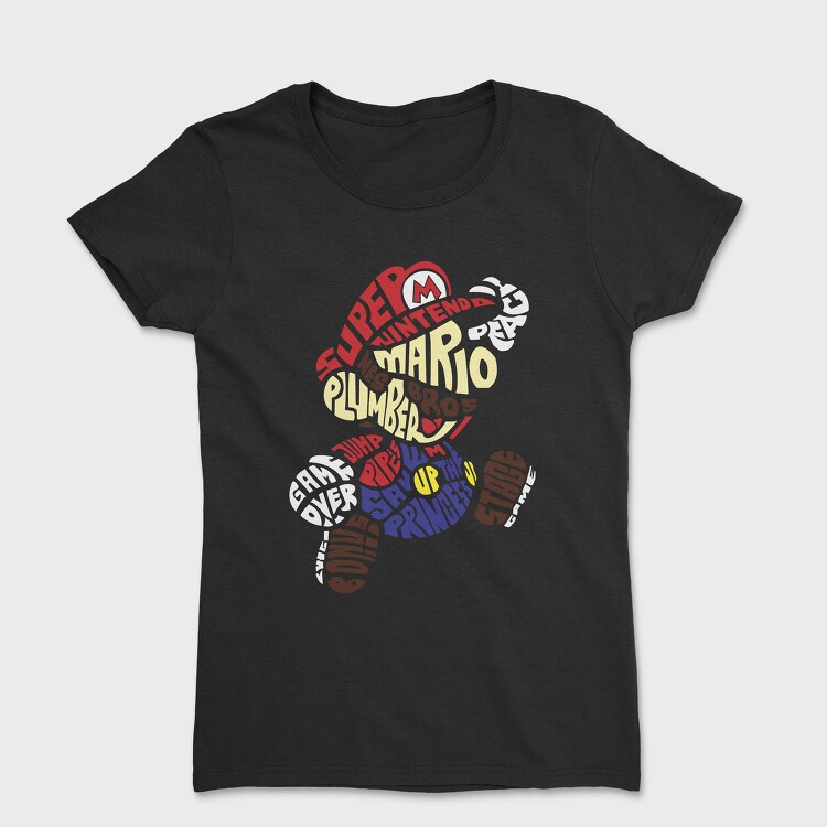 Super Mario Bros Nes, Tricou Femei